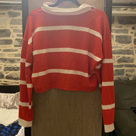 Striped long sleeve polo - Picture 3 of 3